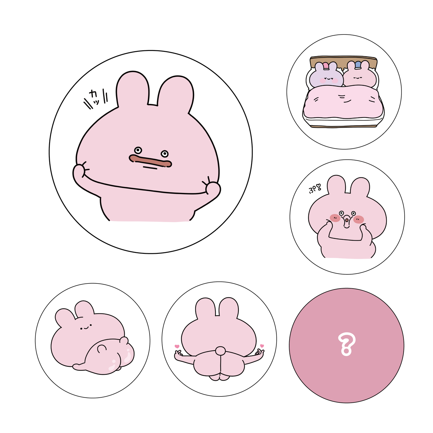 [ASAMIMICHAN] Disponibile segreto♪ Spilla a caso (tutti i 6 tipi) [Spedizione a metà novembre]