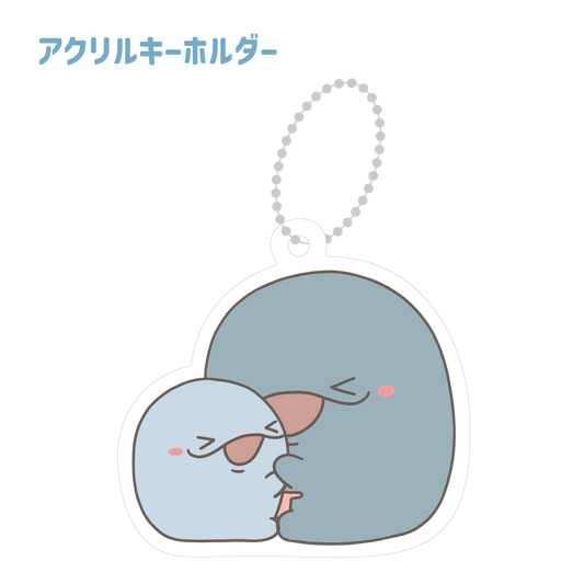 [Parent and child dolphin] Acrylic keychain [shipped in mid-February]