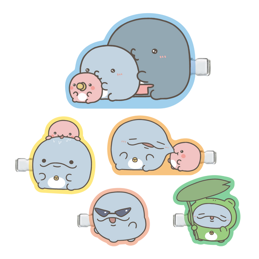 [OYAKOIRUKA] Choisissez ♪ Set complet de pinces à cheveux couleur transparente (5 types) [Expédition fin septembre]