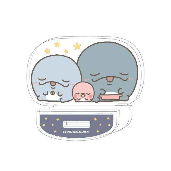 【親子イルカ】ゆらゆらアクリルスタンド【11月下旬発送】