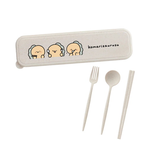 [KOMARIZAURUS] Mogumogu♪ 餐具組 [8月中旬出貨]