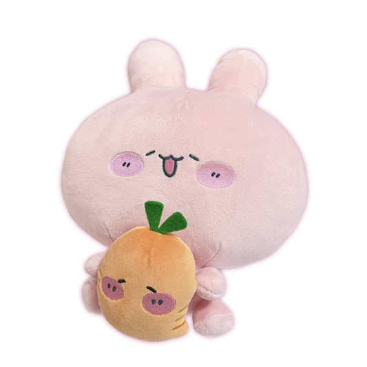 【あさみみちゃん】あさみみちゃんとにんじんちゃんぬいぐるみ30cm