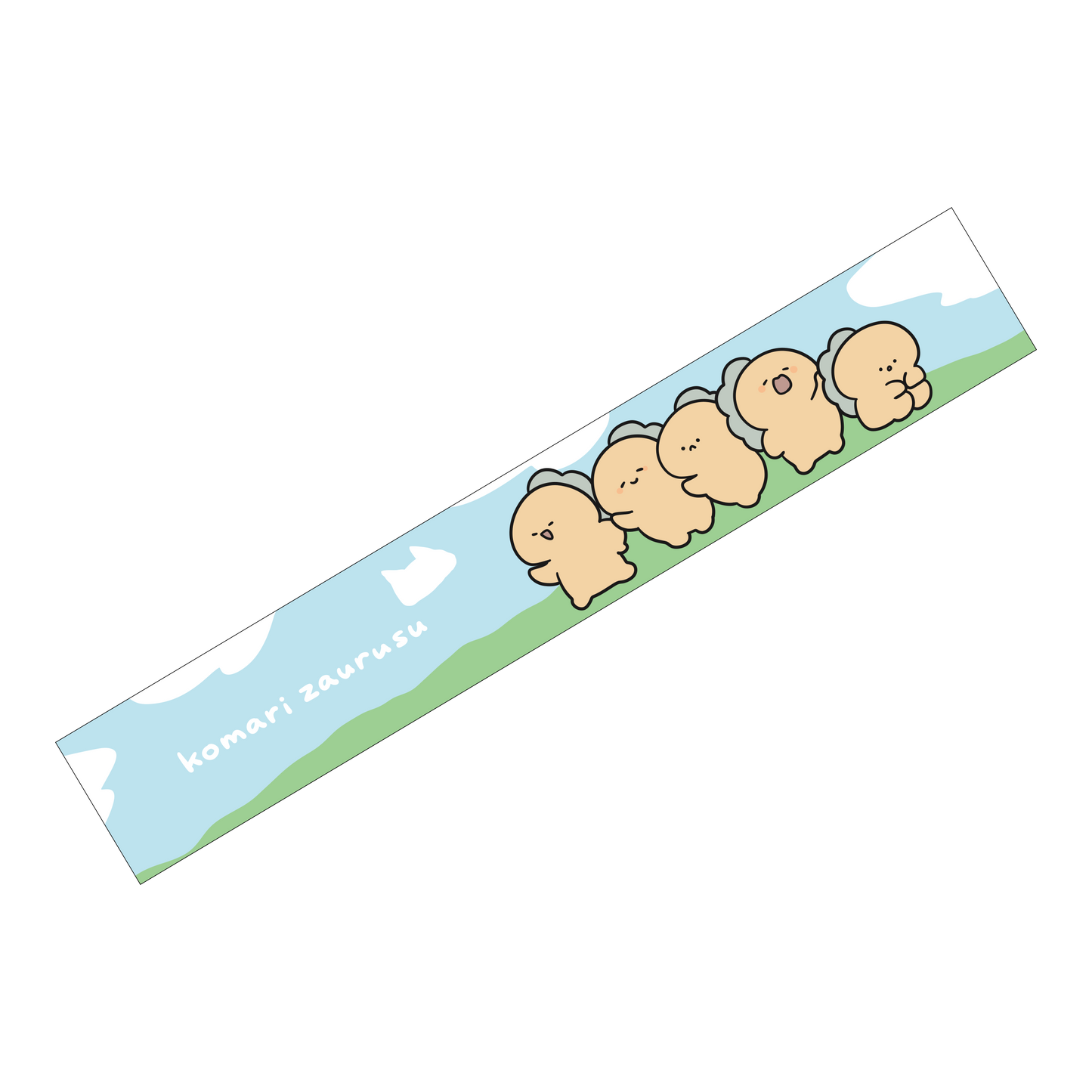 [KOMARIZAURUSU] Schalhandtuch [Versand Ende September]