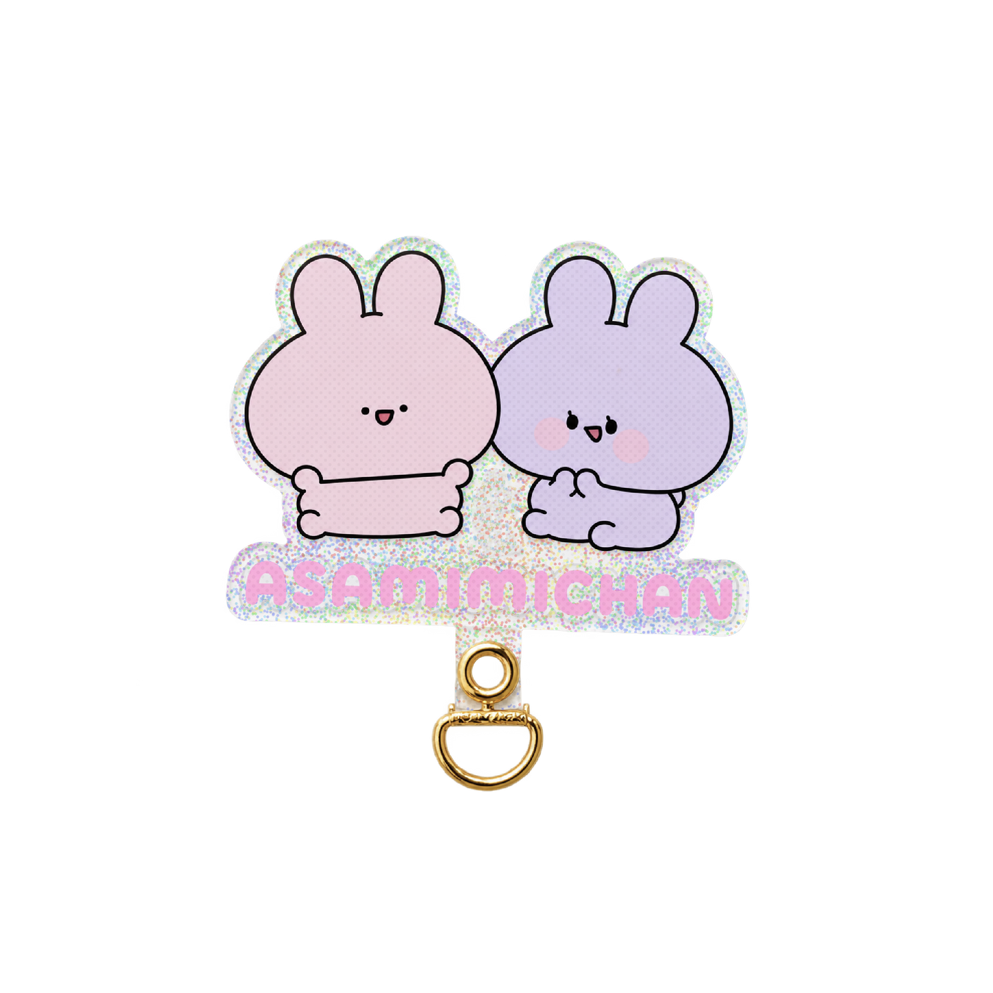 [ASAMIMICHAN] Patch téléphone PVC scintillant [Expédition fin octobre]