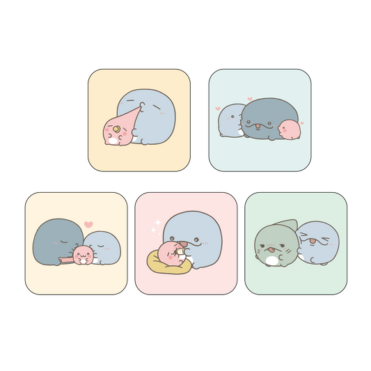 [OYAKOIRUKA]隨機徽章完整套裝(全5款)[12月中旬出貨]