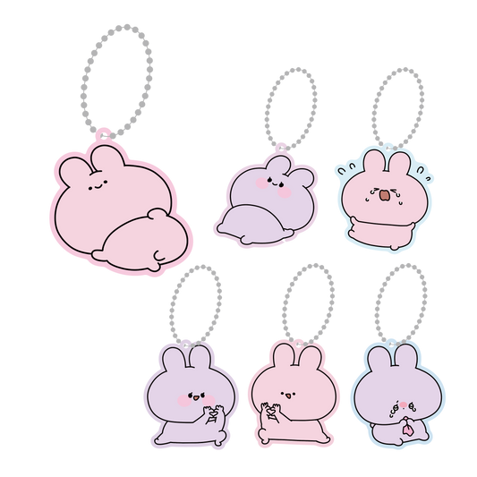【あさみみちゃん】ランダムクリアカラーアクキー（全6種）【7月下旬発送】