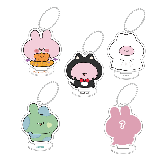 【あさみみちゃん】シークレットあり♪ランダムハロウィンアクスタキーホルダーコンプリートセット（全5種）【10月中旬発送】