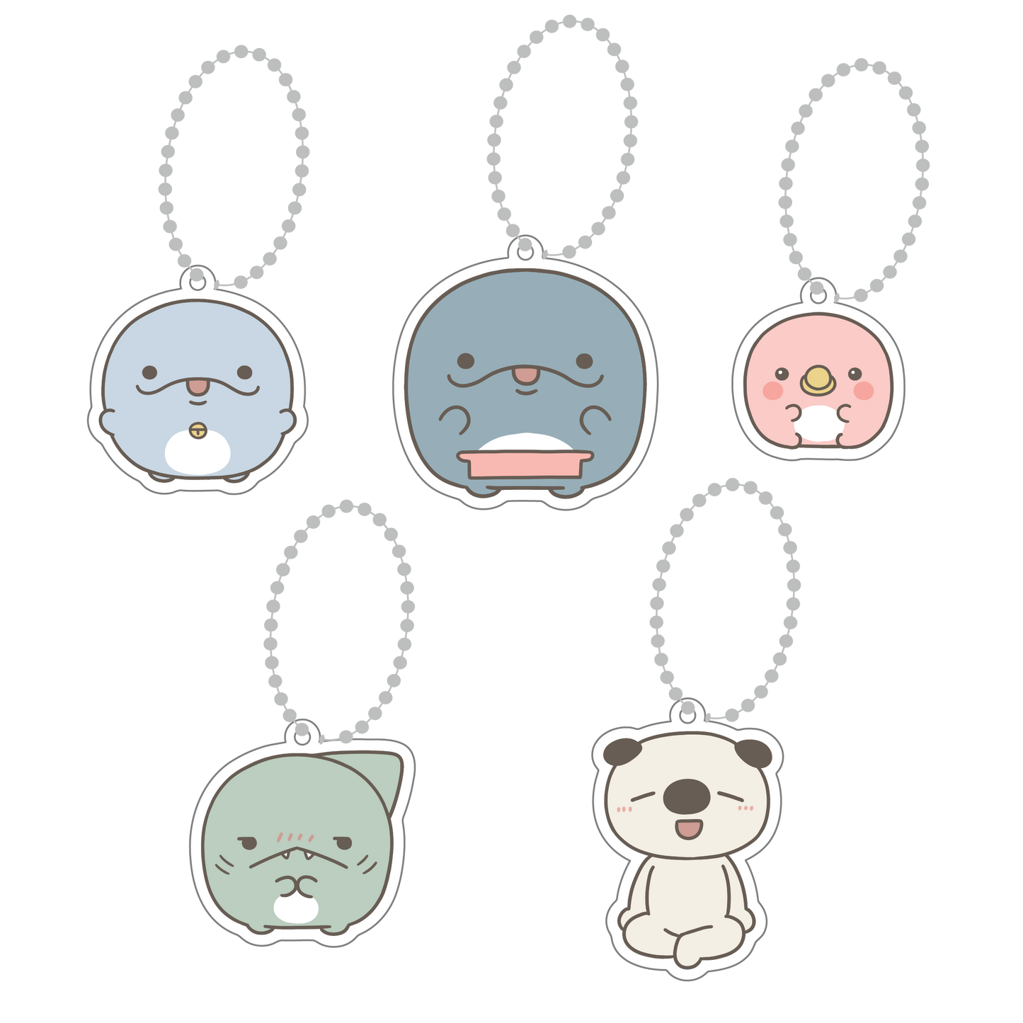 [OYAKOIRUKA] Choisissez ✨ Porte-clés acrylique de chaque personnage (5 types au total) [Expédition mi-novembre]