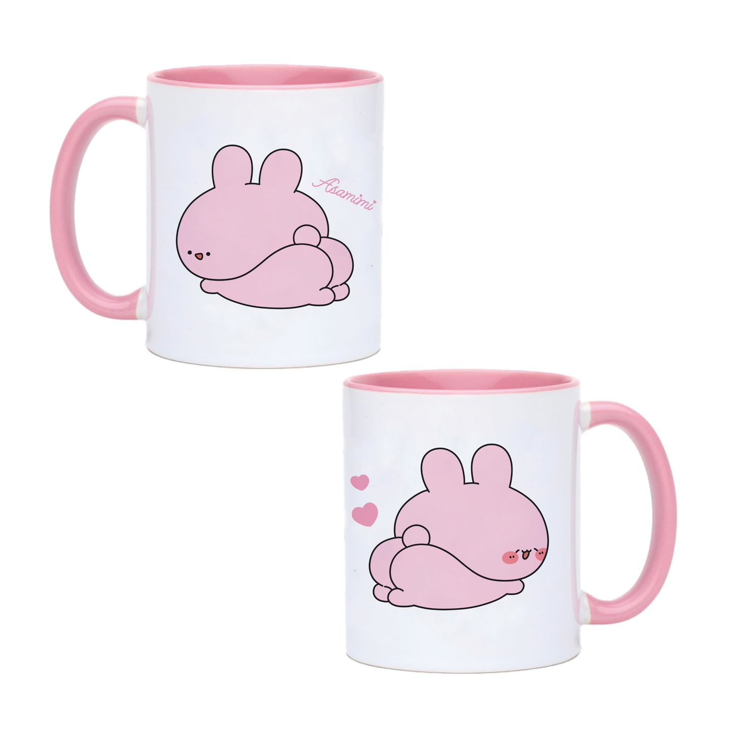 [ASAMIMICHAN] Mug Bicolore (Fesses) [Expédition mi-décembre]