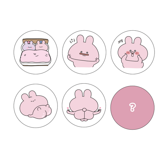 【あさみみちゃん】シークレットあり♪ランダム缶バッジコンプリートセット（全6種）【11月中旬発送】