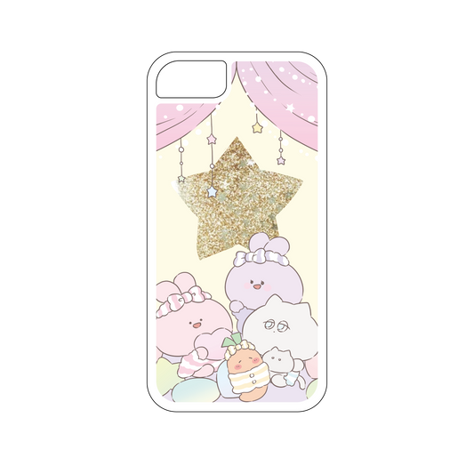 [ASAMIMI-CHAN] Twinkle Twinkle Star Glitzer-iPhone-Hülle (Pyjama-Party) [Versand Mitte Oktober]