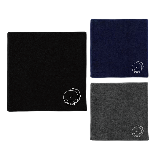 [KOMARIZAURUSU] Zaurusu Embroidered Mini Towel [Shipping in mid-August]