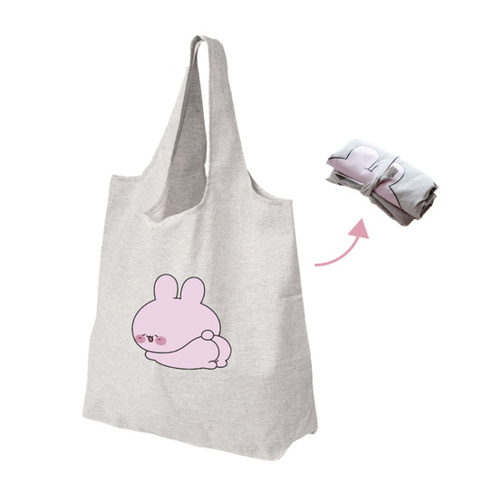 【あさみみちゃん】コットンマルシェバッグ【10月中旬発送】