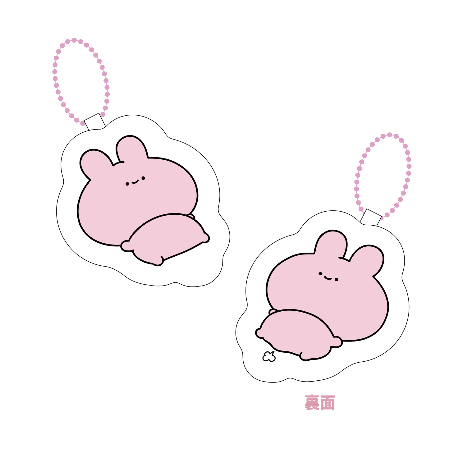 [ASAMIMICHAN] 彈力軟墊鑰匙圈[10月中旬発送]