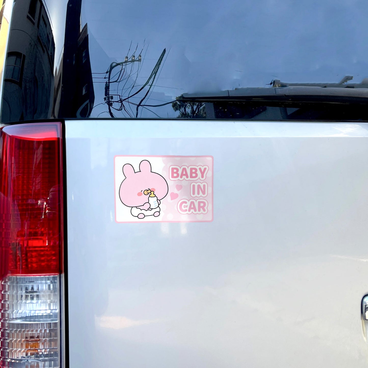 [ASAMIMI-CHAN ] Aufkleber „BABY IN CAR“ [Versand Mitte November]