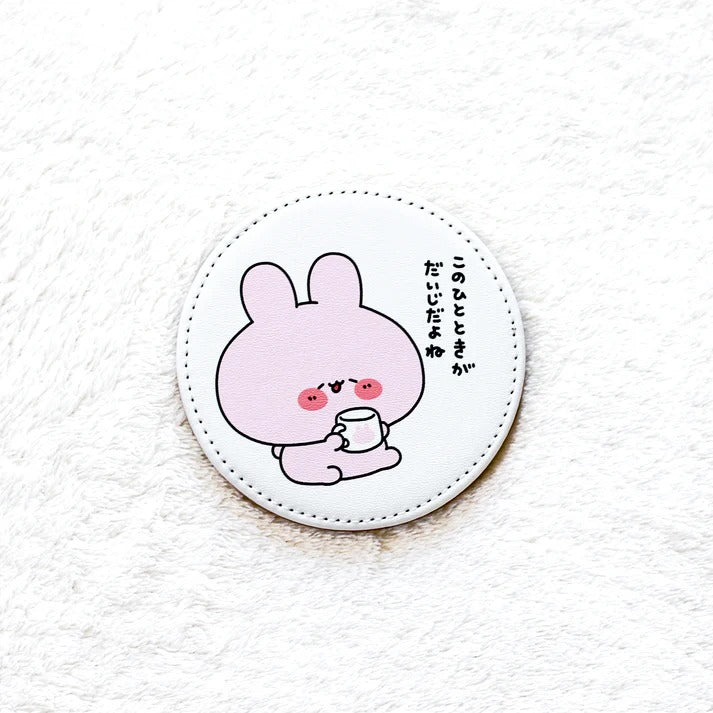 【あさみみちゃん】あさ〜いランダムPUレザーコースター（全4種）【7月下旬発送】(再販)