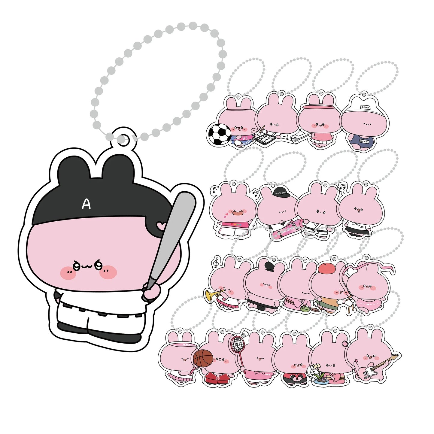 [ASAMIMICHAN] Club Activity Acrylic Keychain [Versand Ende Juli] (Restock)