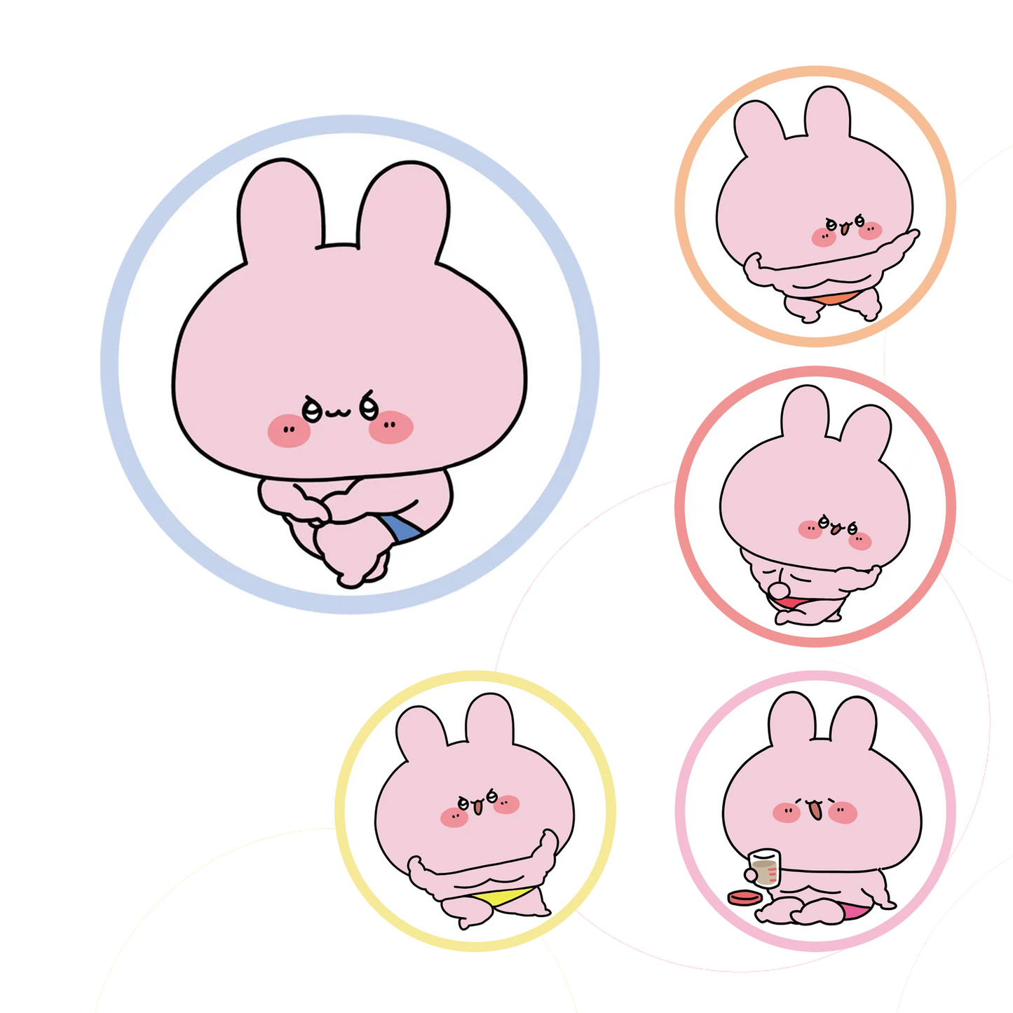 【あさみみちゃん】まちょみみランダム缶バッジ（全5種）（再販）【8月下旬発送】