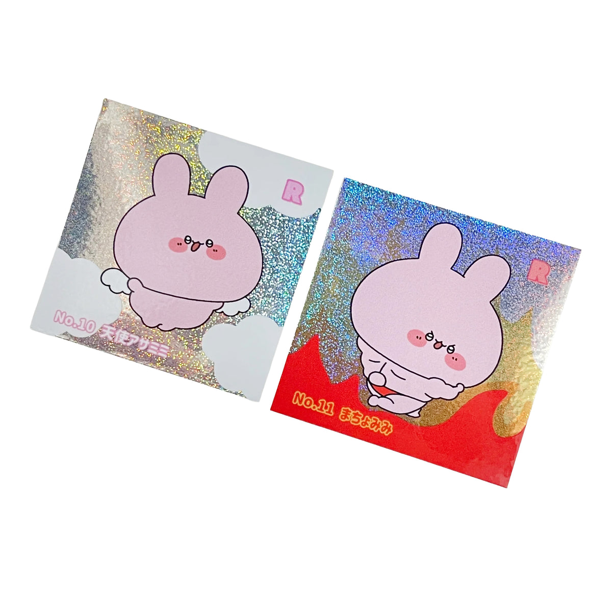 【あさみみちゃん】スクエアランダムホロステッカー第2弾（No.07-12）（再販）【9月下旬発送】