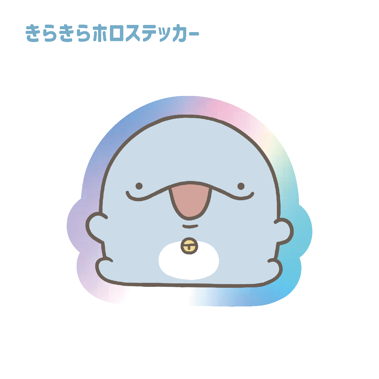 [Parent and child dolphin] Sparkling holo sticker [shipped in mid-January]
