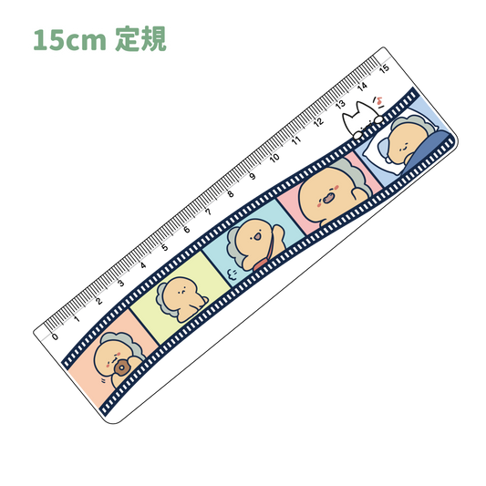 [Troublesome Zaurus] Anime film 15cm ruler [Shipped in mid-March]