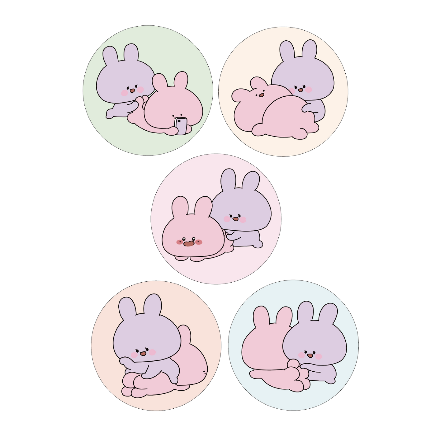 [Asamimi-chan] Badges de fesses aléatoires (5 types au total) [Expédié à la mi-septembre]