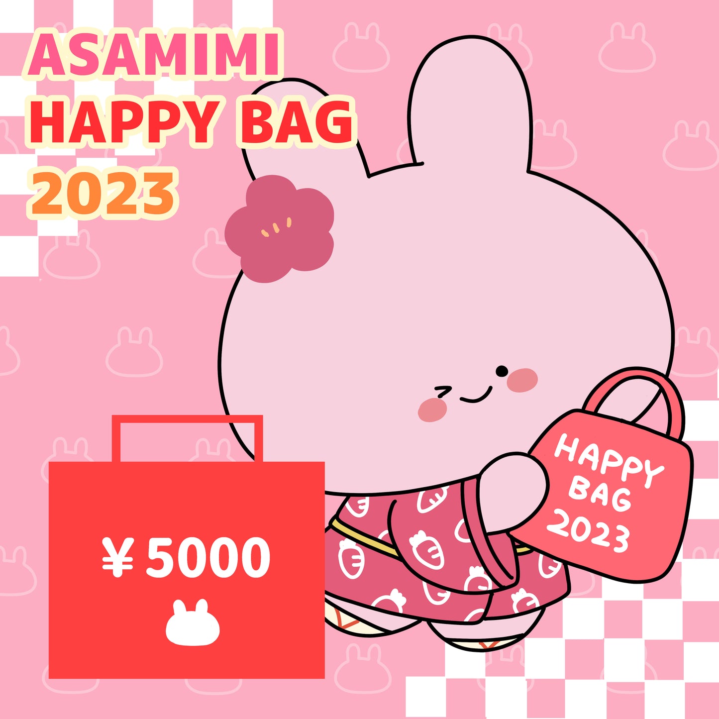 【あさみみちゃん】ASAMIMI HAPPY BAG （¥5,000）【数量限定予約販売】