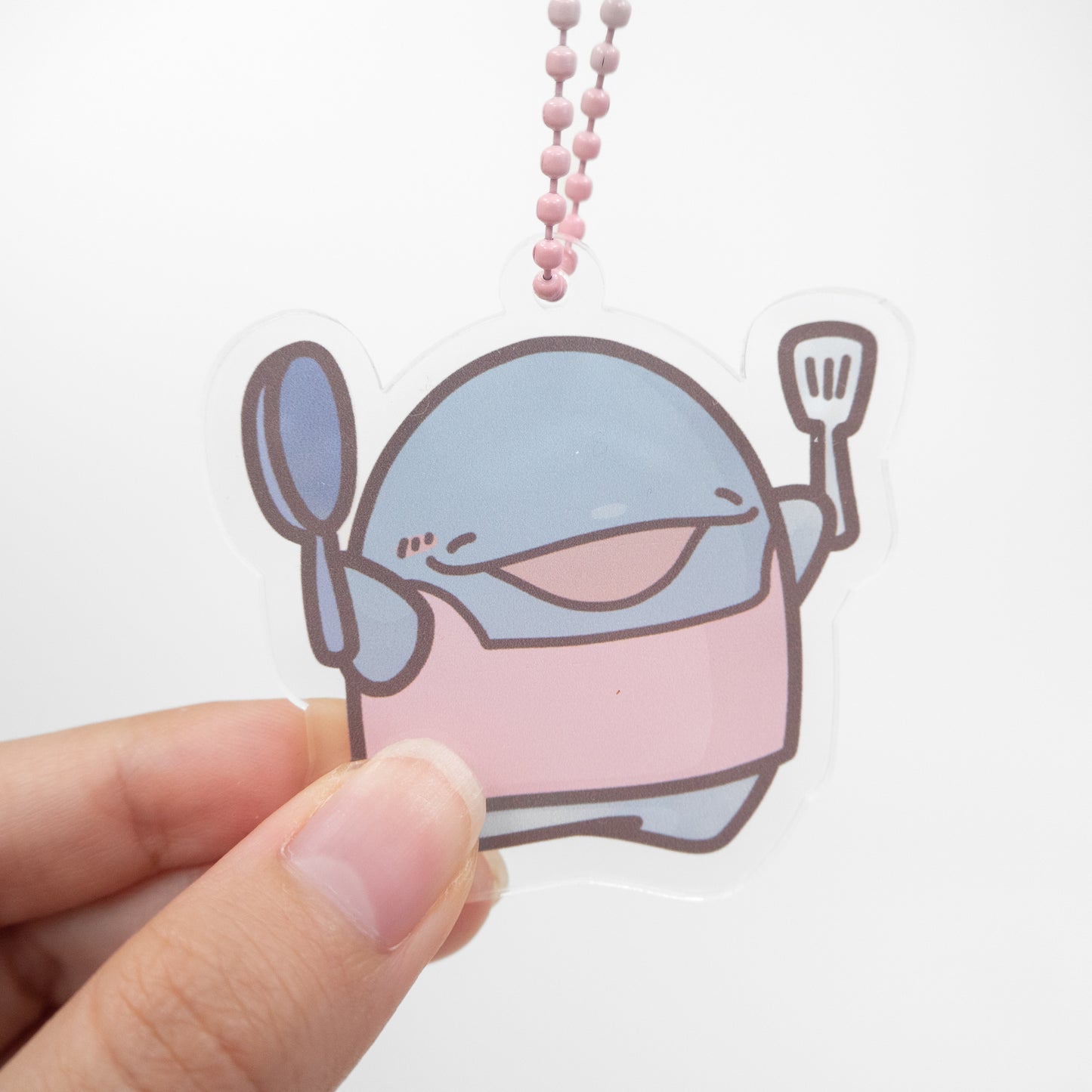 [Parent and child dolphin] Acrylic key chain (mom) [shipped in early November]