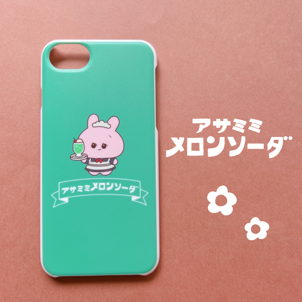 【あさみみちゃん】ほぼ全機種対応スマホケース（メロンソーダ）auシリーズ【受注生産】