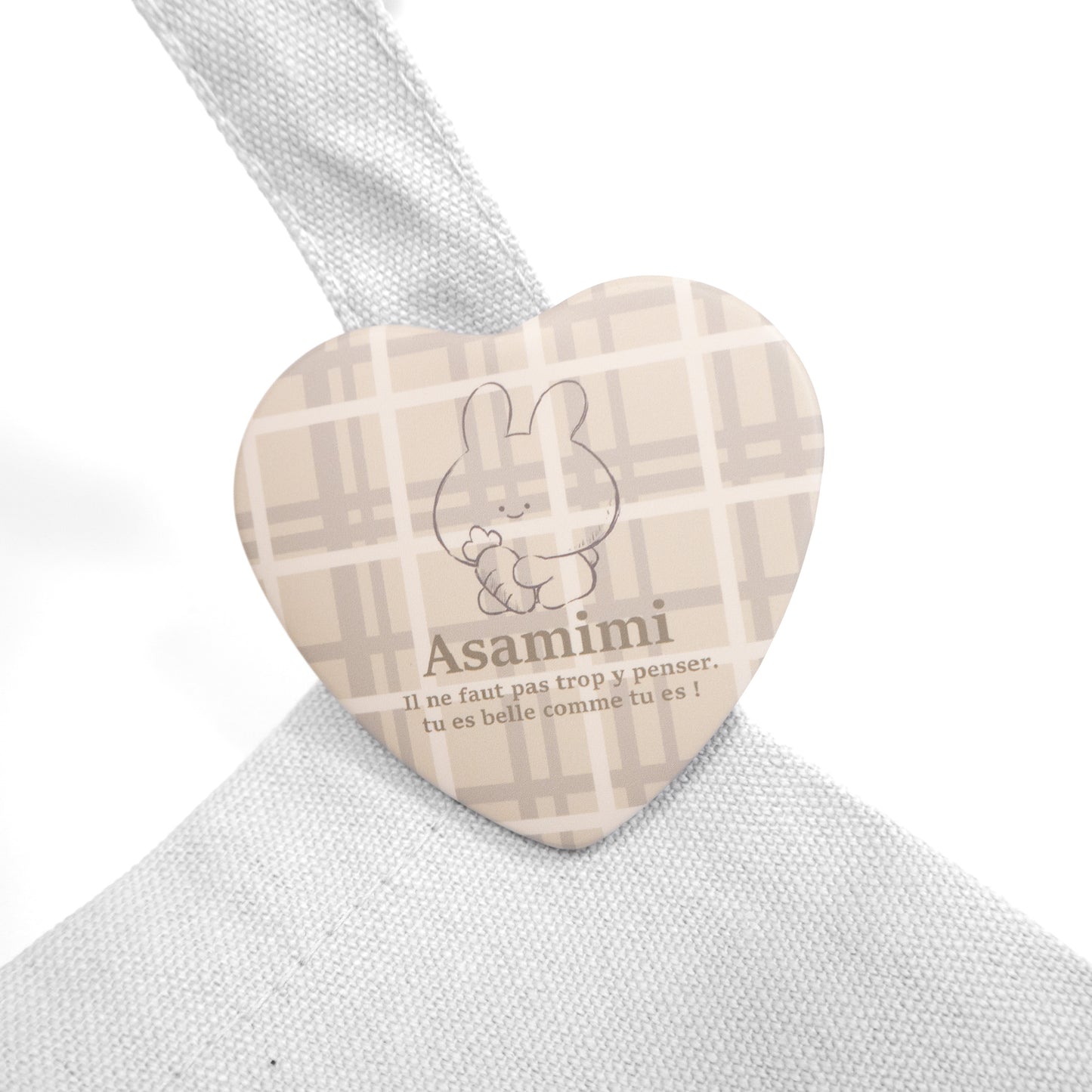 [Asamimi-chan] 心形徽章 (法國少女)