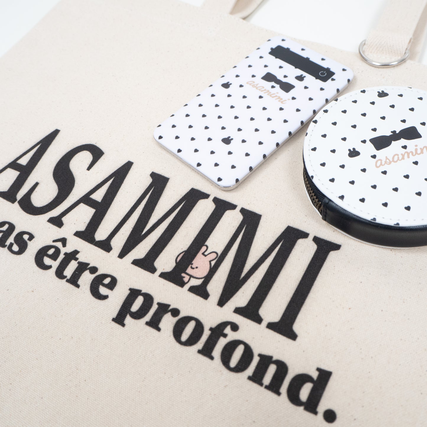 [Asamimi-chan] Portamonete rotondo in pelle sintetica (femminile francese)