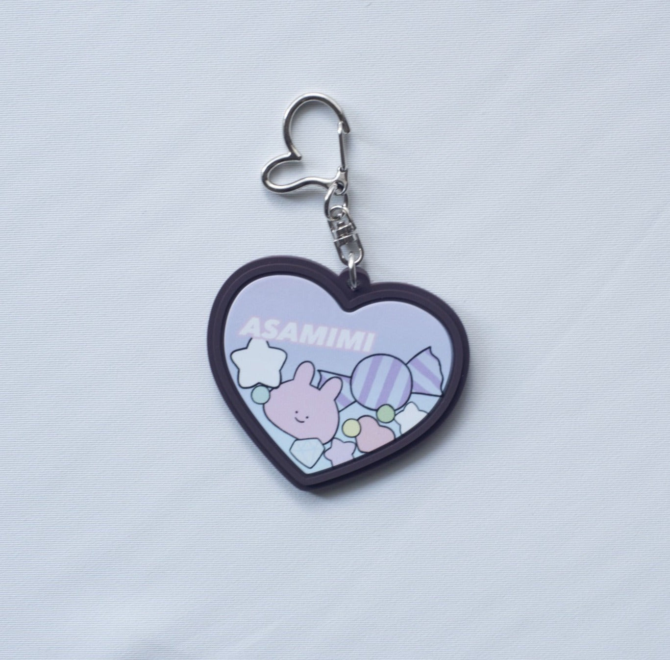 [Asamimi-chan] Rubber key chain [Made to order]