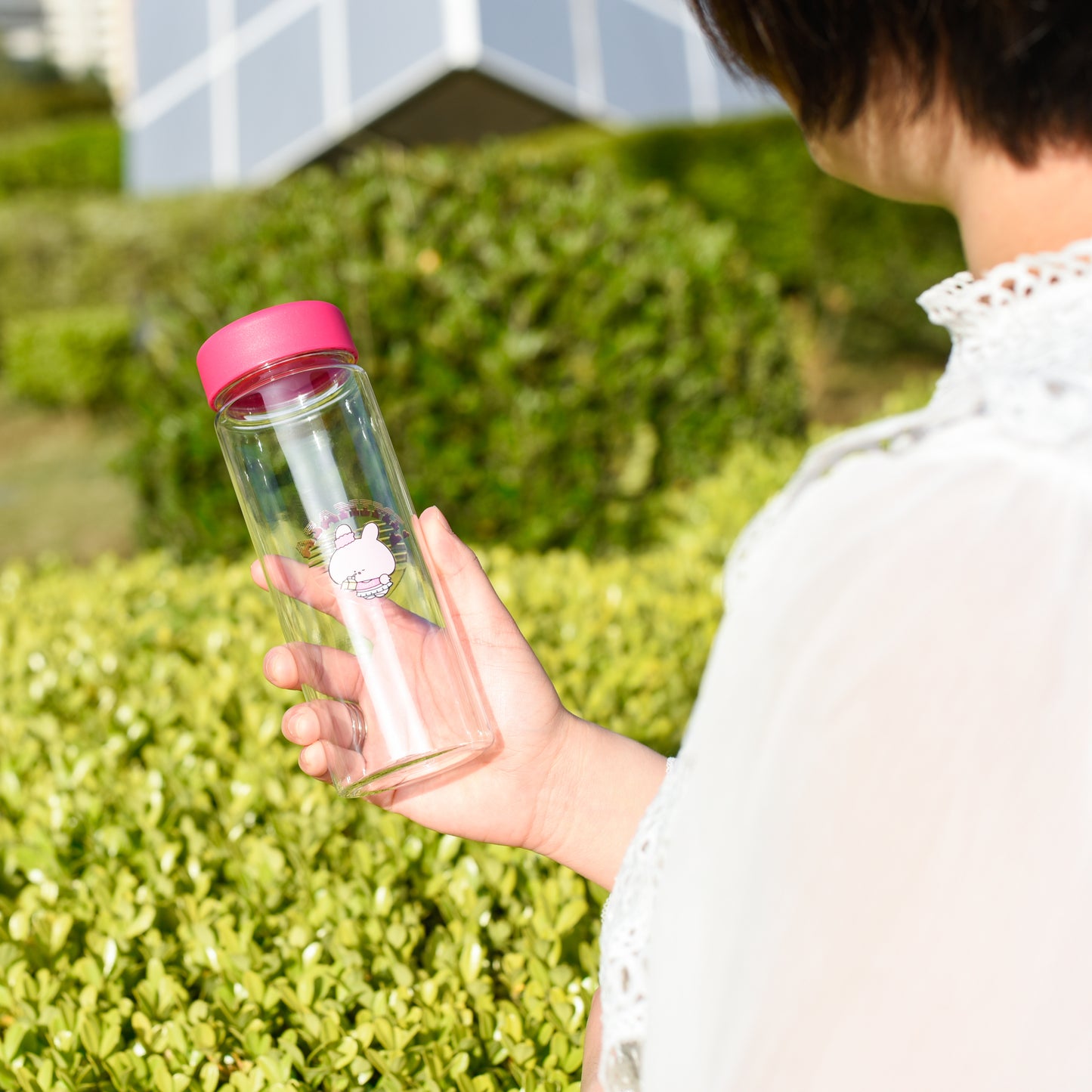 [Asamimi-chan] Bottiglia trasparente da 500 ml [Su ordinazione]