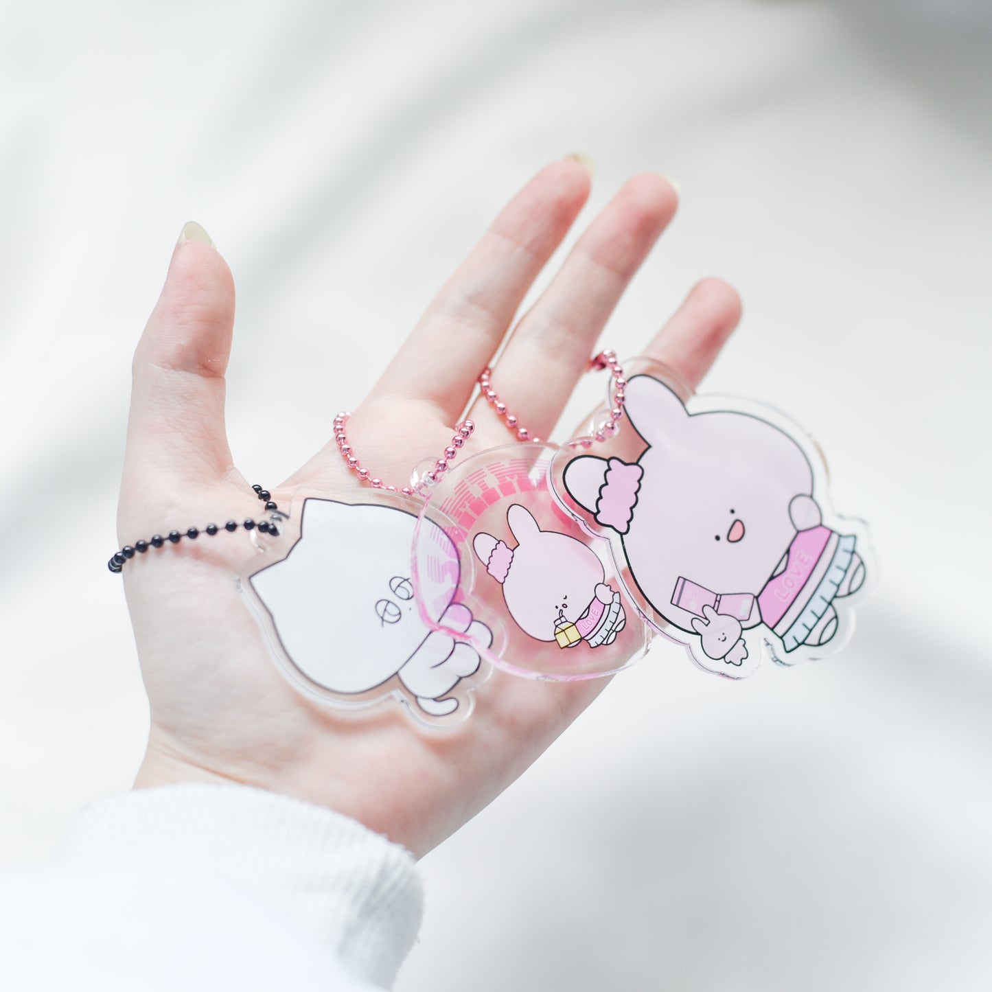 [Asamimi-chan] Acryl-Schlüsselanhänger (Gal Mimi Heart)