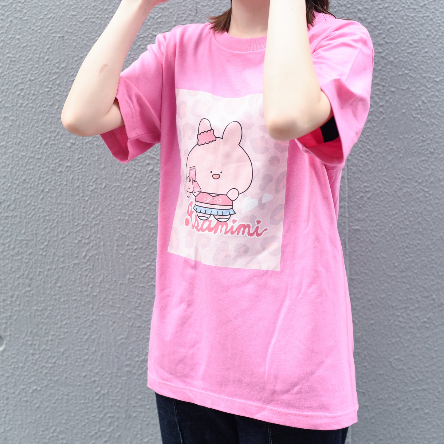 【あさみみちゃん】半袖プリントTシャツ（ギャルみみ)【受注生産】