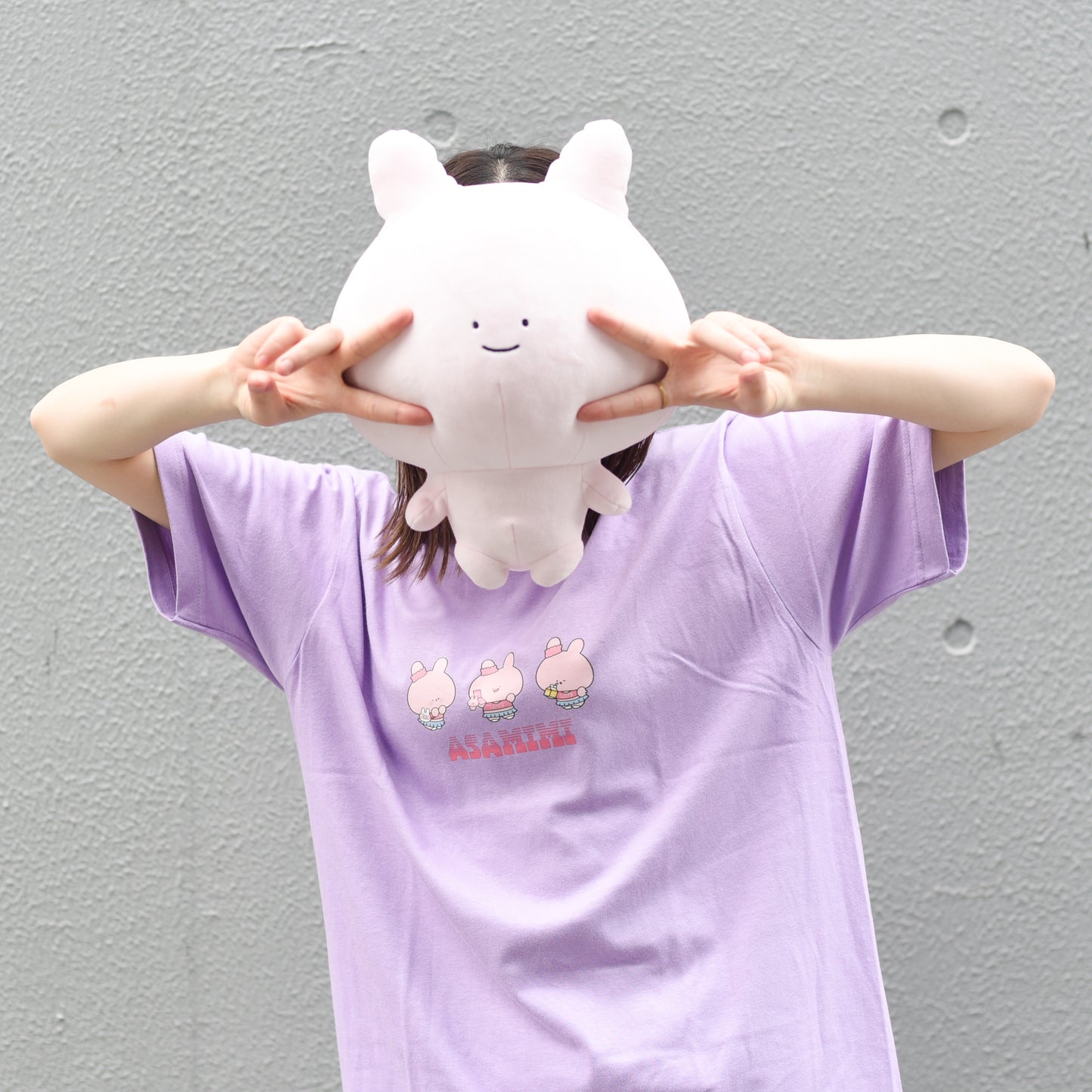 [Asamimi-chan] T-shirt imprimé à manches courtes (Mitsugo)