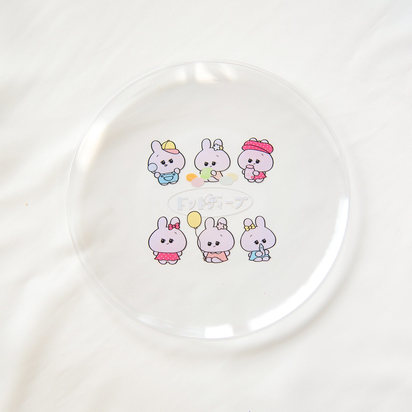 [Asamimi-chan] Clear plate (retro) [shipped in mid-November]