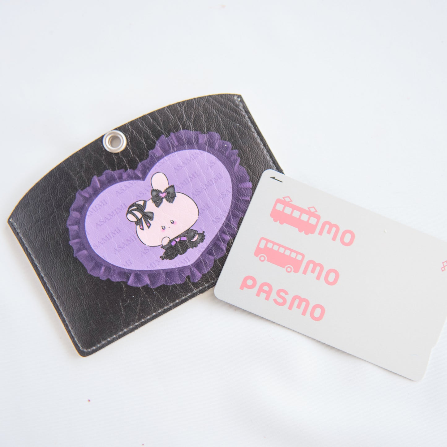 [Asamimi-chan] PU leather pass case