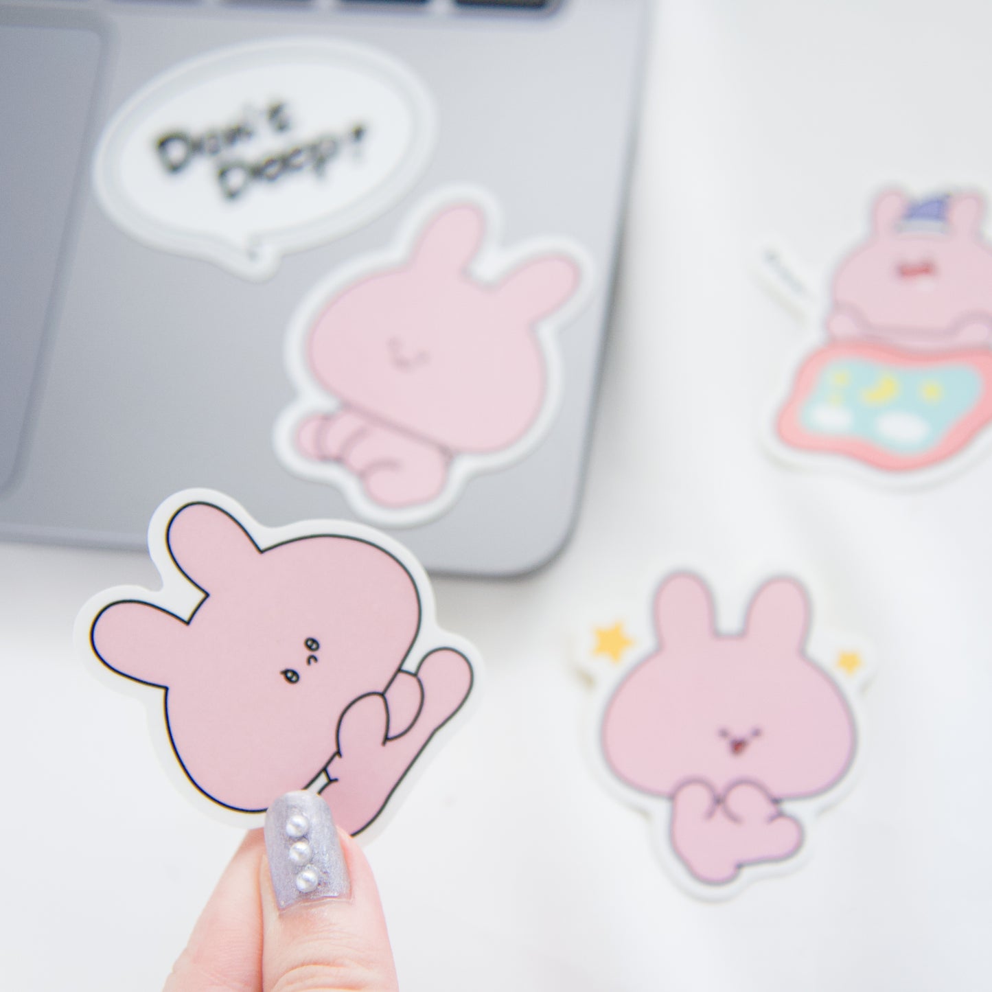 [Asamimi-chan] BASIC stickers (5 pieces)