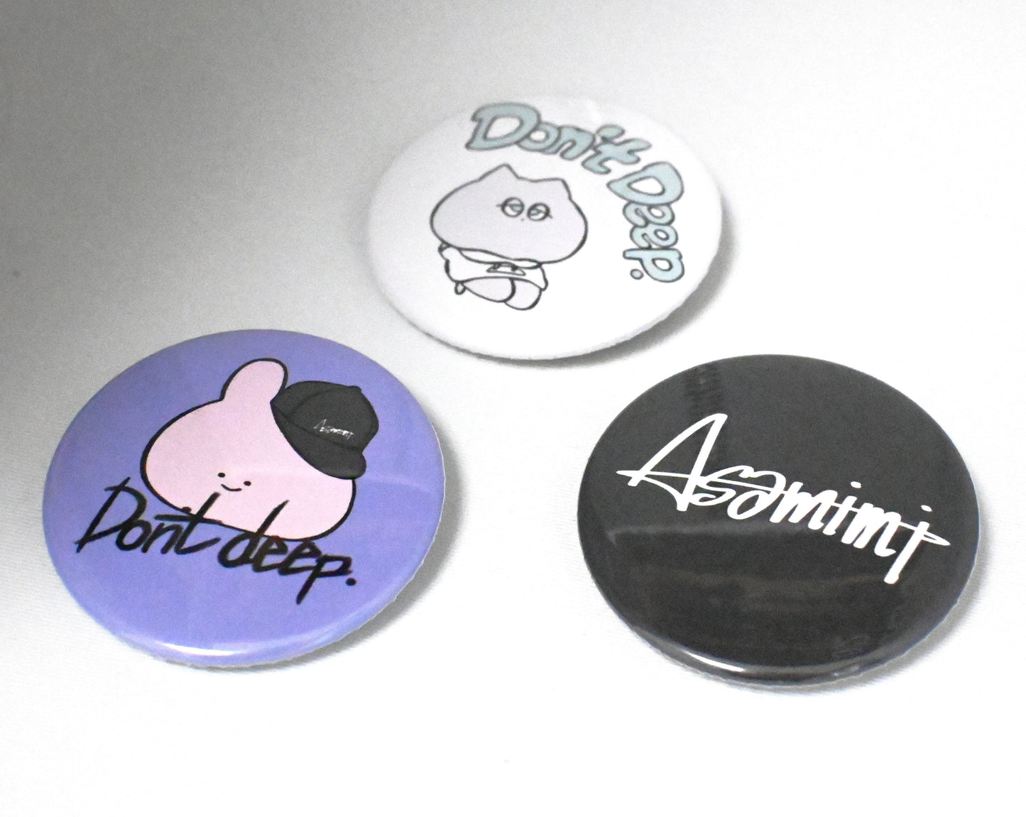 [Asamimi-chan] Street can badge (3 pieces) [shipped in mid-October]