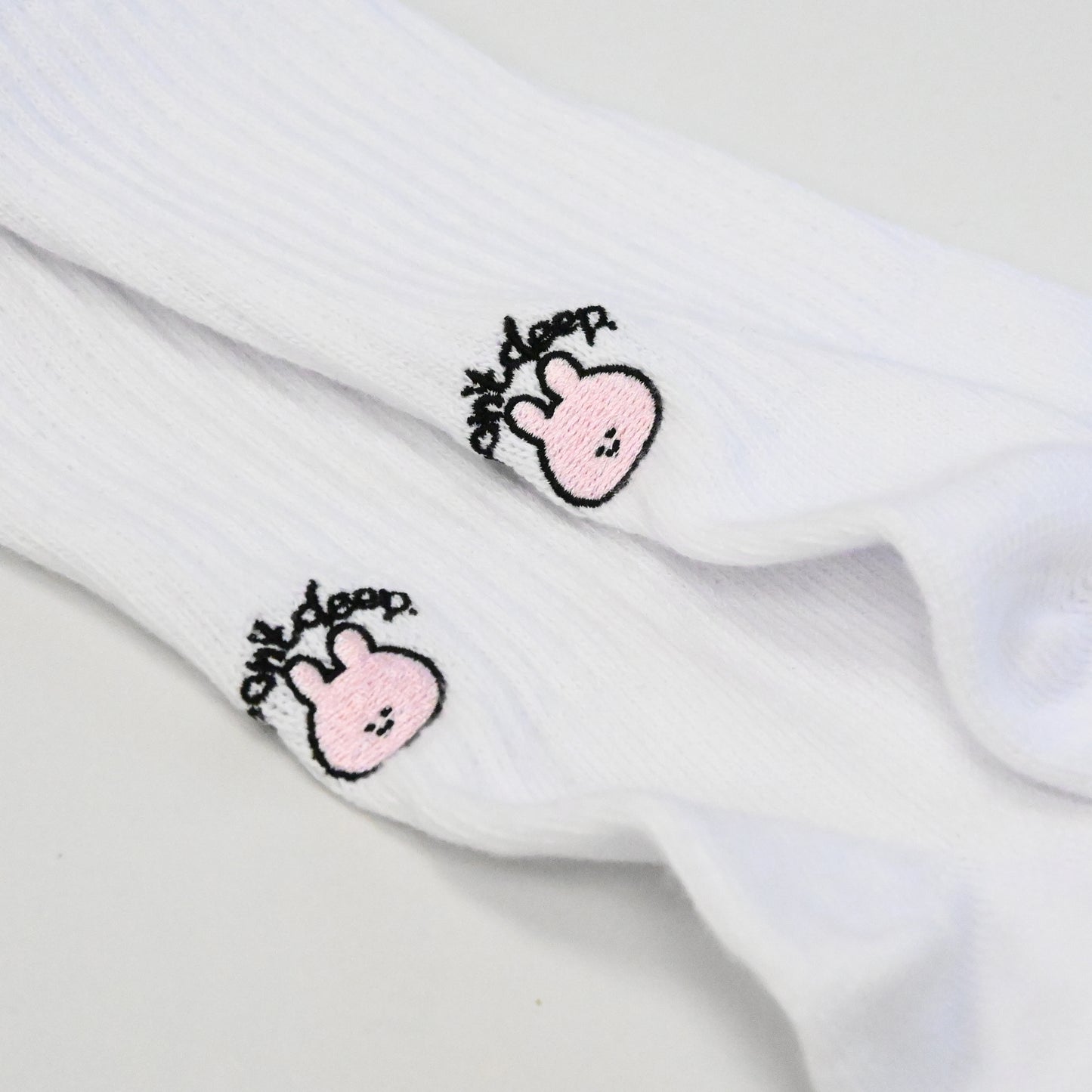 [Asamimi-chan] Gestickte Socken (nicht tief) [Versand Mitte Oktober]