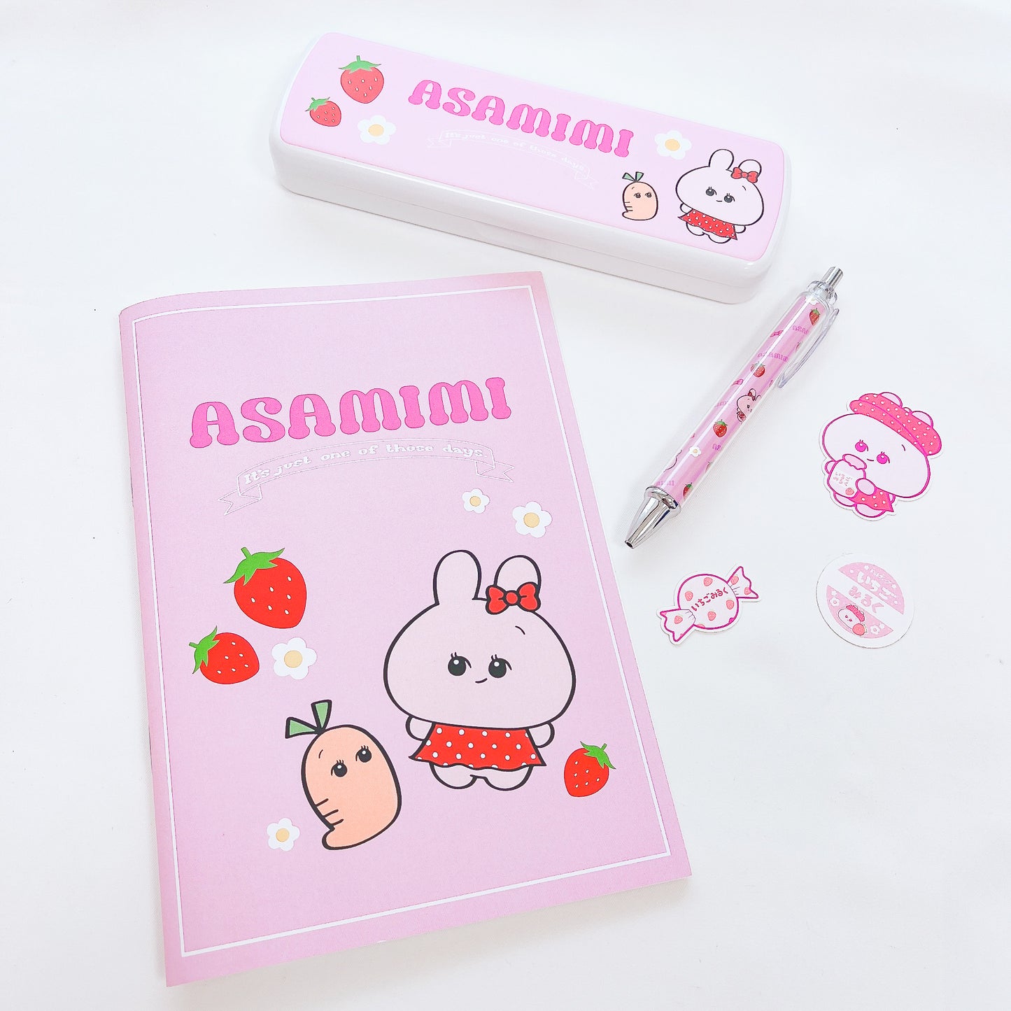 [Asamimi-chan] Plastic pencil case (retro) [shipped in mid-November]