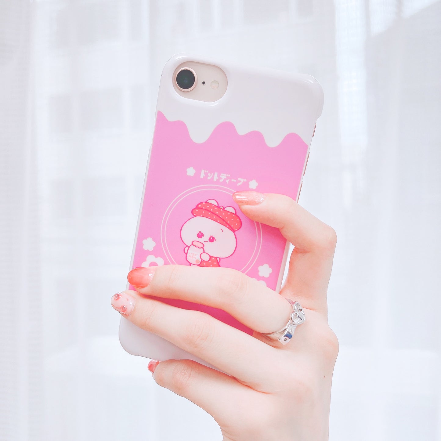 [Asamimi-chan] Smartphone-Hülle kompatibel mit fast allen Modellen (Ichigo Milk) Docomo① [Auf Bestellung gefertigt]