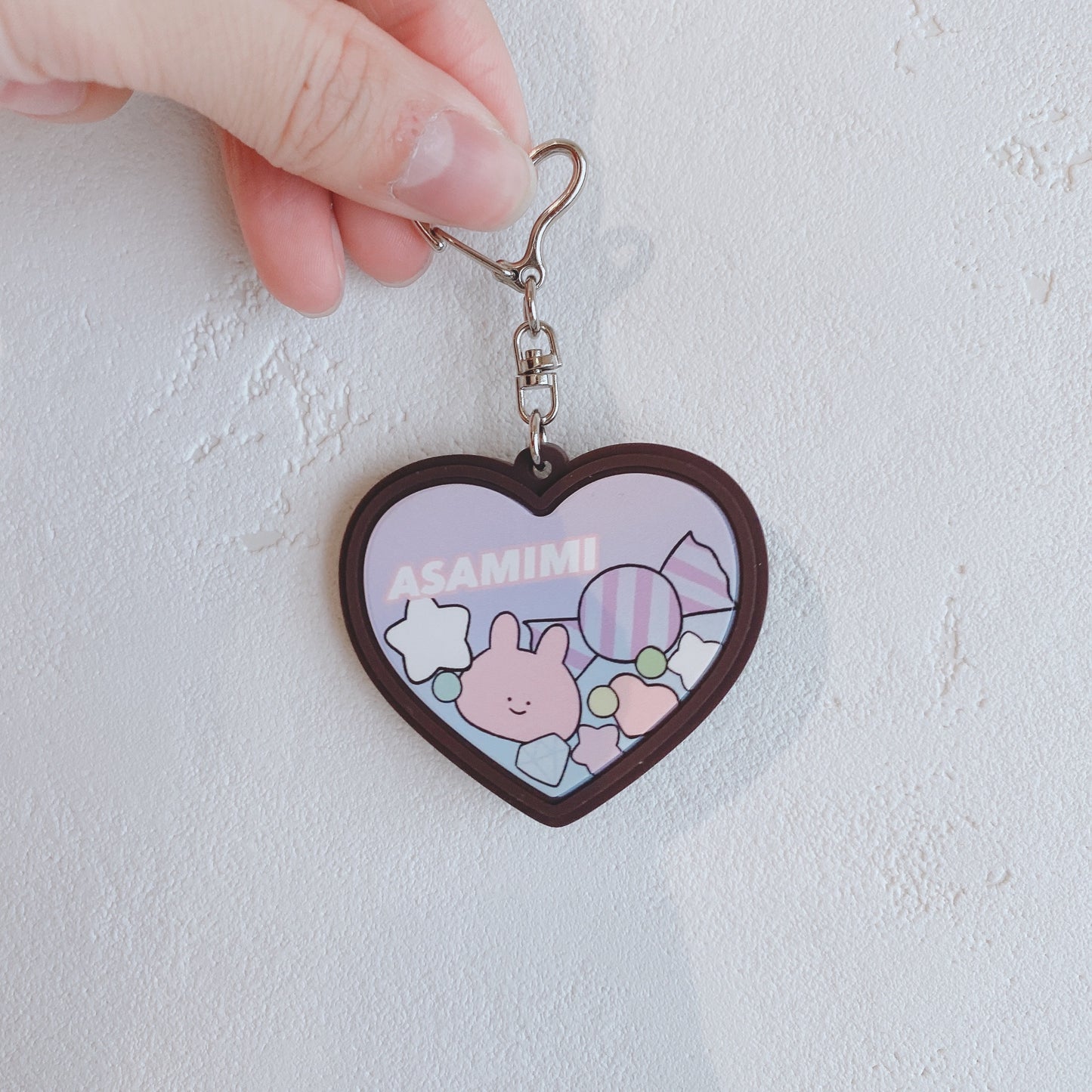 [Asamimi-chan] Rubber key chain [Made to order]