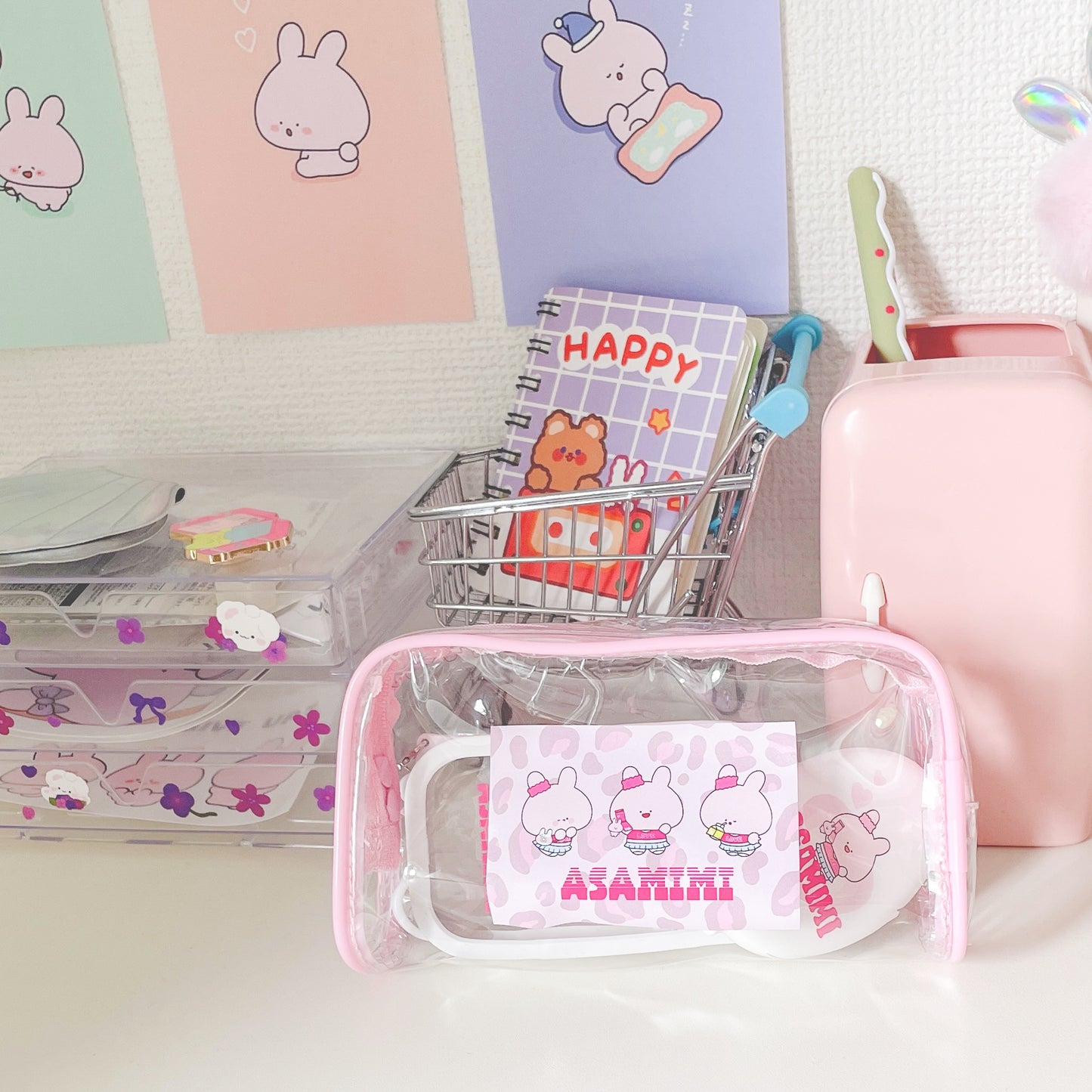 [Asamimi-chan] Clear pouch [Made to order]