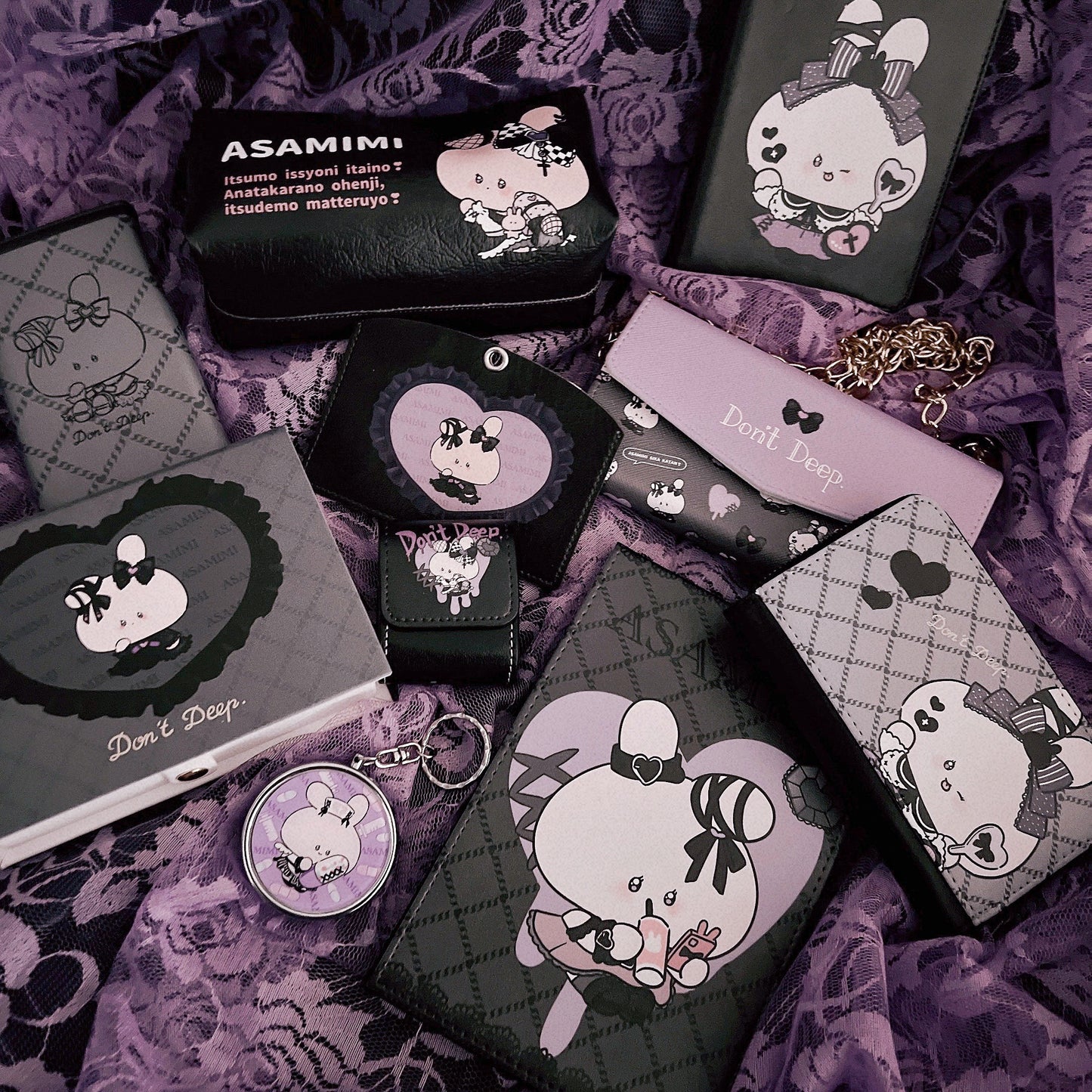 [Asamimi-chan] Coin & card case [Made to order]