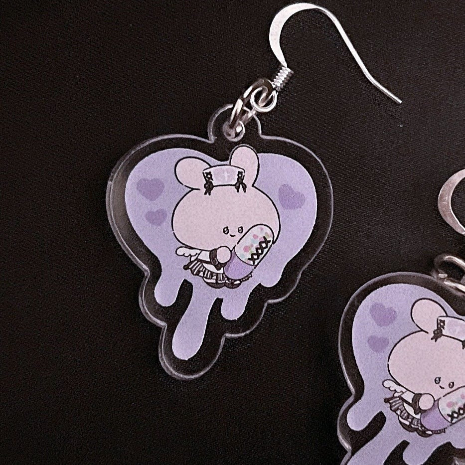 あさみみちゃん】アクリルピアス・イヤリング – SimpleSideMascots