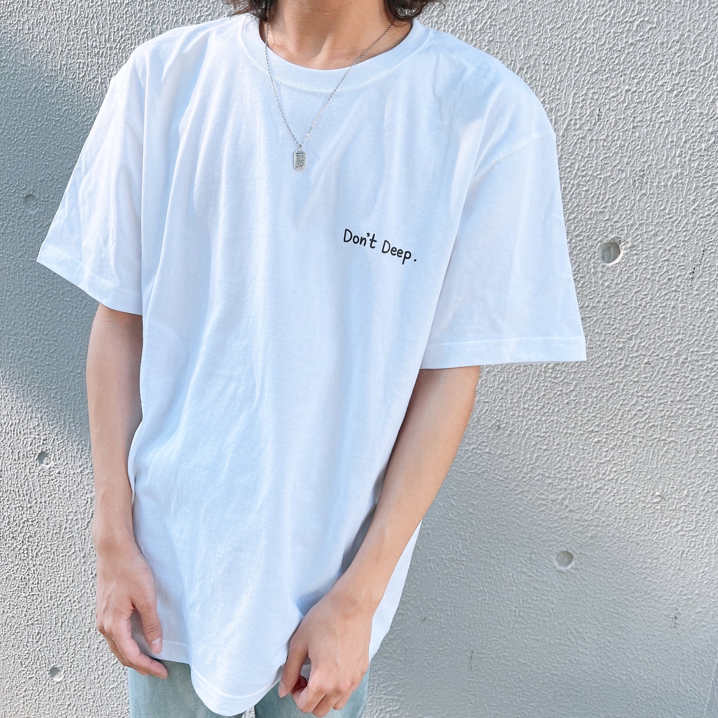 [Asamimi-chan] Short-sleeved printed T-shirt (Tsukamari)