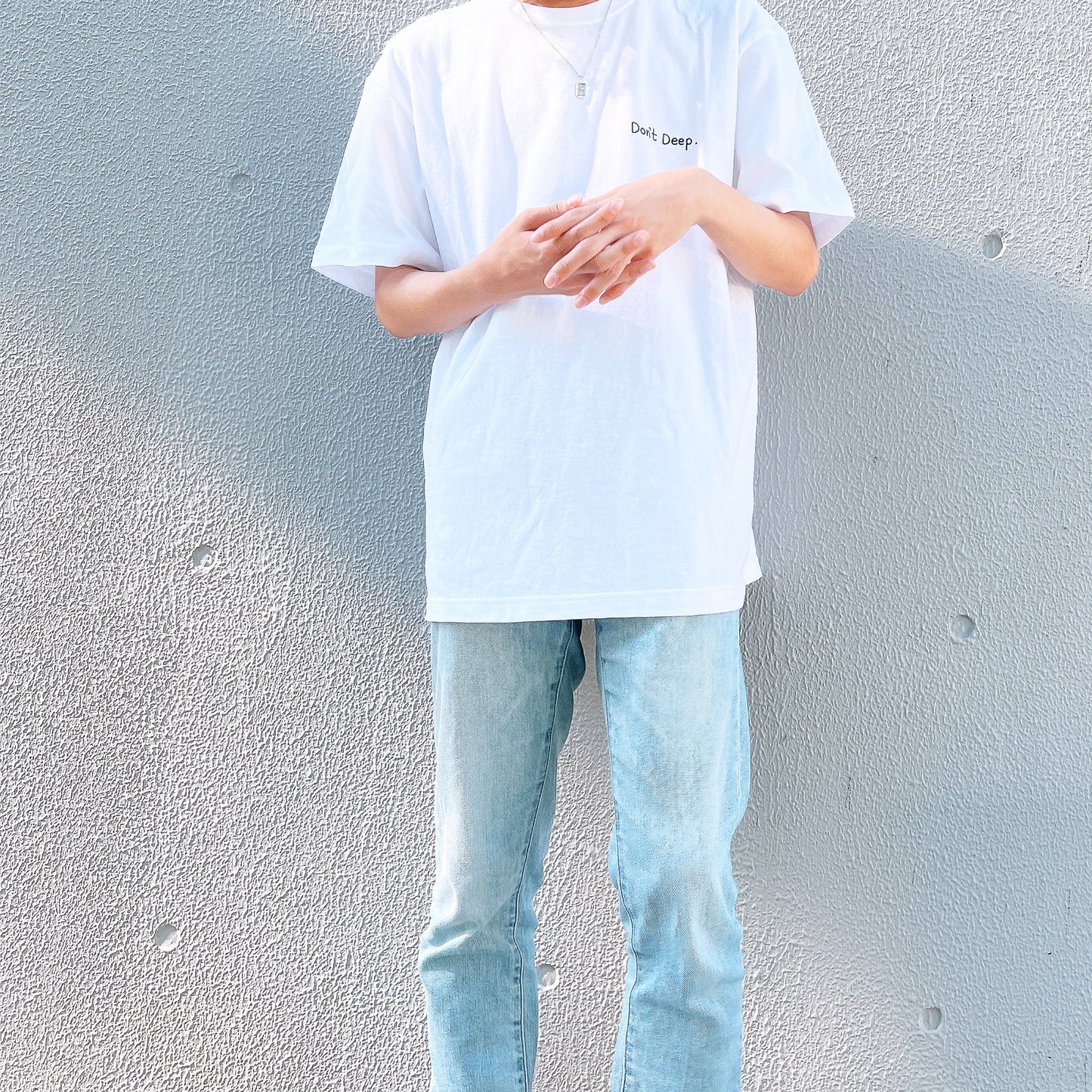 [Asamimi-chan] Kurzärmeliges bedrucktes T-Shirt (Tsukamari)
