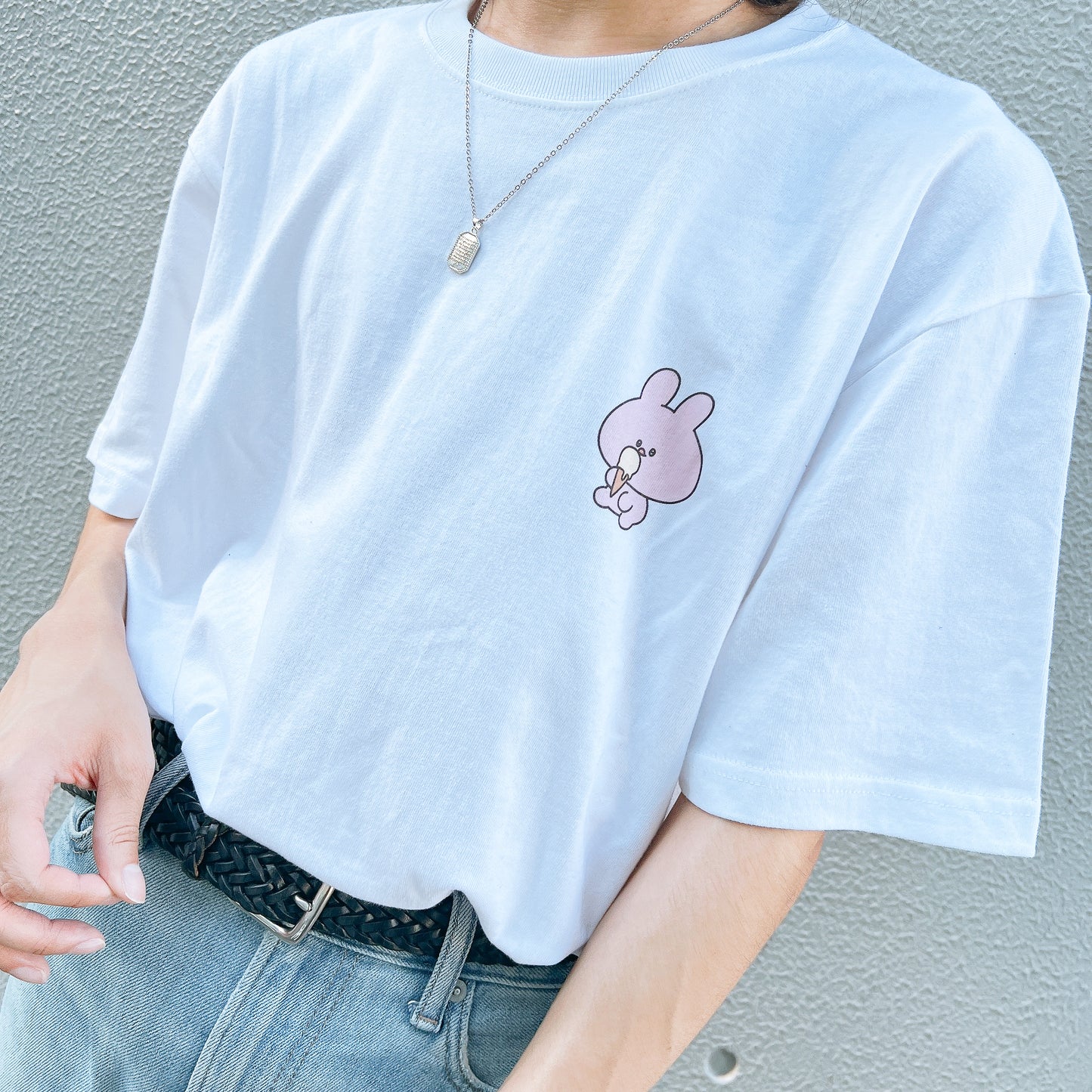 [Asamimi-chan] T-shirt imprimé à manches courtes (OMG)
